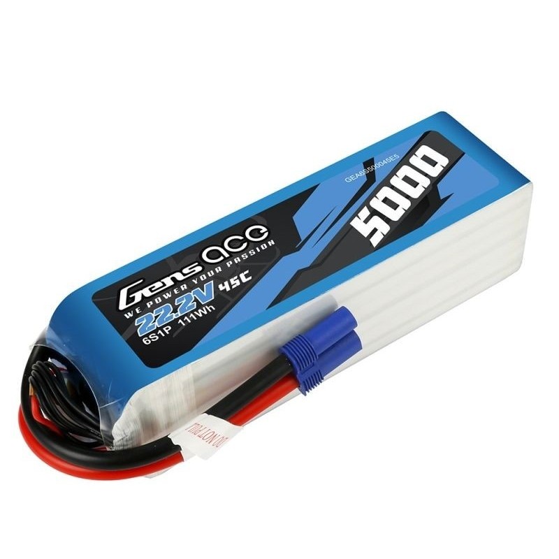 Gens Ace Batería Lipo 6s 22.2v Mah 45c Lipo Batería Con E - Foto 9