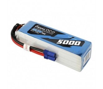 Gens ace lipo 6S 22.2V 5000mAh 45C battery EC5 plug