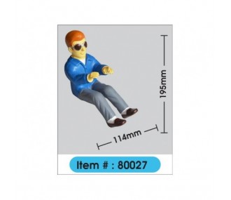 Piloto civil pintado H195mm W114mm 144g Modelo Phoenix