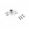 Ø38mm ventilated aluminium cone (CNC machined) with Z-shaped blades for 4mm axis