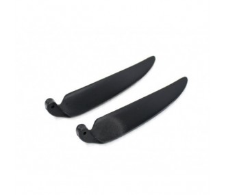 Pair of folding blades 7×4.5' foot 6mm/ axle 2mm (black plastic)