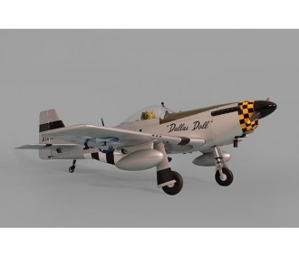 Avion Phoenix Model P-51 Mustang gris/vert 50-60cc GP/EP ARF 2.19m