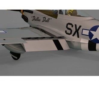 Phoenix Model P-51 Mustang gray/green 50-60cc GP/EP ARF 2.19m