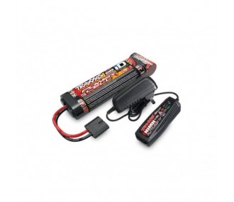 Traxxas Caricatore NiMh 2Ah 220V + Batteria NiMh 8,4V 3000mAh 2983X