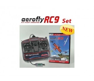 Aerofly RC9 Simulator + Game commander Mode 1