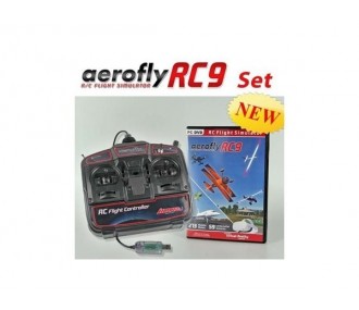 Simulatore Aerofly RC9 + Comandante del gioco Modalità 1