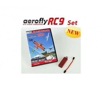 Simulador Aerofly RC9 + interfaz Graupner/HoTT
