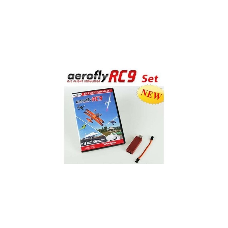 Aerofly RC9 Simulator + Graupner/HoTT interface