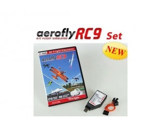 Simulatore Aerofly RC9 + Interfaccia universale per tutte le radio
