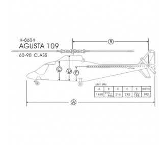AGUSTA 109A KIT Classe 700 Funkey