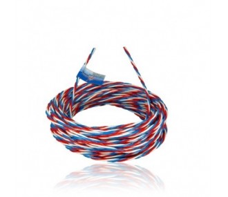 Cable souple silicone 3 brins 0,5mm² torsadé 10m PowerBox Maxi Premium