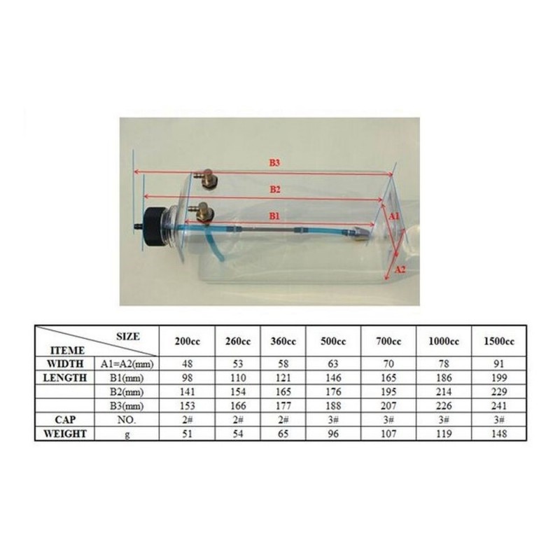 Fuel tank KUZA 260ml