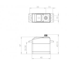 Servo digital métal DS9910 Mks