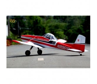 Cessna 188 Awagon 60-90 size EP-GP Red - White version ( Wingspan 2 meters)