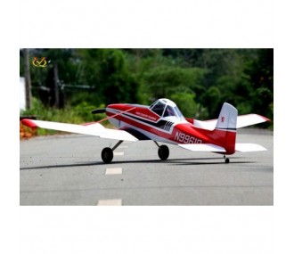 Cessna 188 Awagon 60-90 size EP-GP Red - White version ( Wingspan 2 meters)