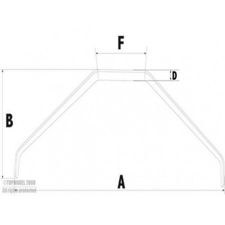 Carrello Di Atterraggio In Fibra Di Carbonio 1 Pezzo Per 26cc 50cc 80cc Per Aereo RC - Foto 3