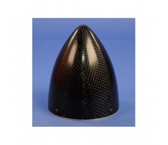 CARBON CONE Ø90mm WITH ALUMINATED FLANGE