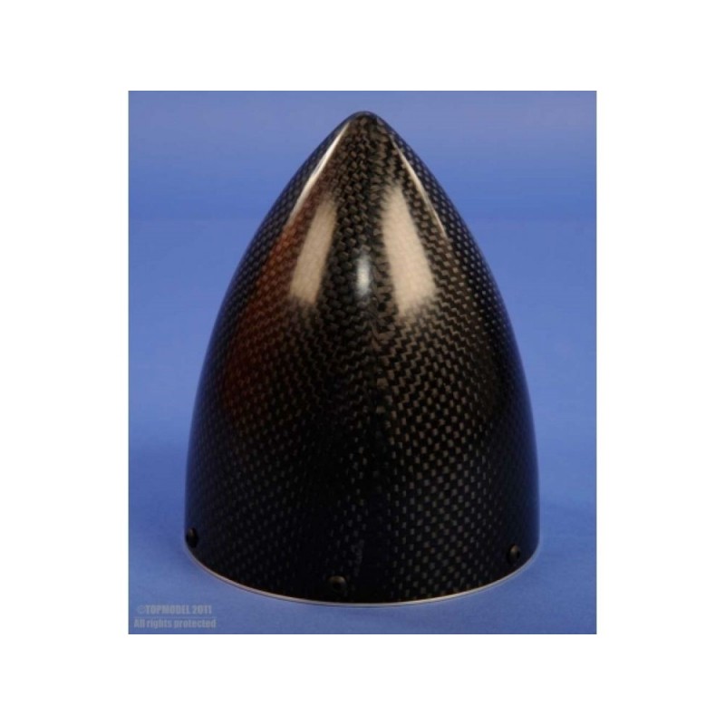 CARBON CONE Ø100mm WITH ALUMINATED FLANGE