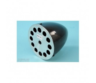 TRIPAL CARBON CONE Ø90mm WITH ALUMINATED FLANGE