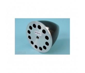 CARBON CONE Ø100mm CENTRAL SCREW WITH ALLOY FLANGE