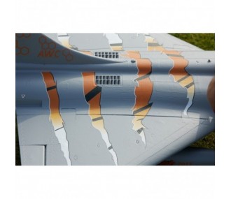 Jet Dassault Rafale 64mm EDF PNP kit (Grey/Tiger) +  reflex gyro