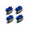 LOTE de 4 SG90 9g Towerpro Micro Servos