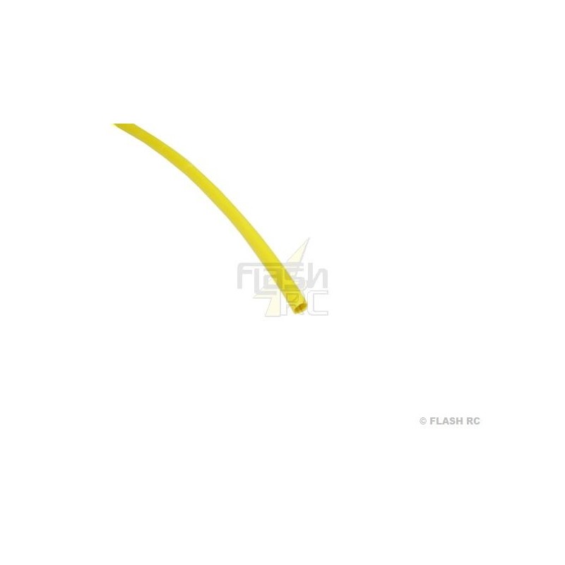 50cm Gaine Thermo 2:1 jaune 2,4mm