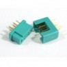 MPX 6 pin green M/F plug (1 pair) Muldental