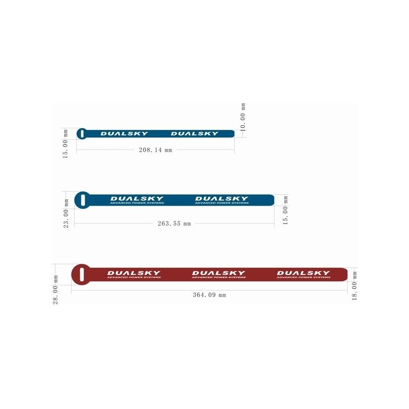 Dualsky Battery Strap 26,4 cm BS-M (qtà 5)