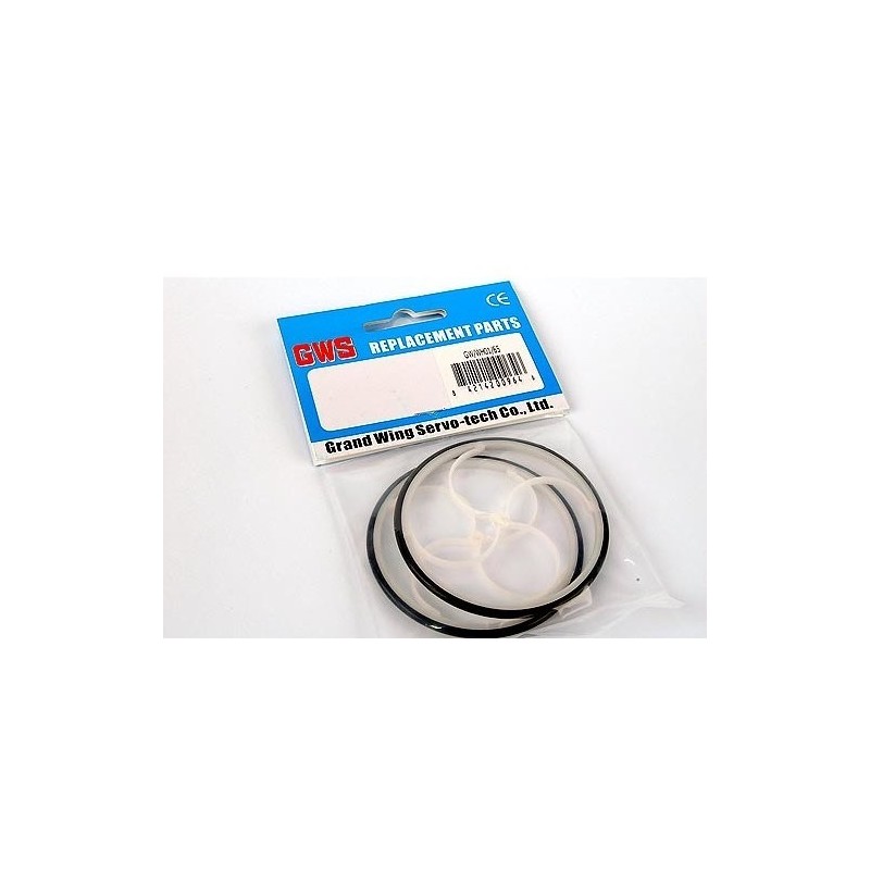 Pair of Ultra light wheels GWS Ø65mm