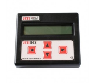 Jeti BOX

This appears to be a brand name or product name and does not require translation. It remains "Jeti BOX" in English. If you have additional context or a sentence, please provide it for a more accurate translation.