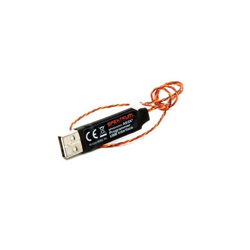 Câble USB de programmation AS3X  pour Récepteur AS6410NBL Spektrum