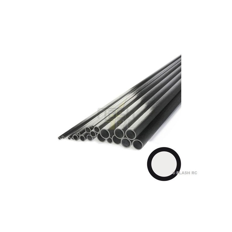 Pultruded carbon tube Ø7x5x1000mm R&G