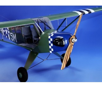 Aeromobile VQ modello Piper L-4 Grasshopper ARF circa 1,62m