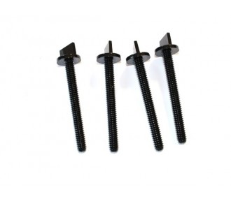 Nylon wing screw UNC 1/4'x60 (4 pcs)