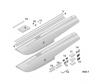 Flotteurs Minimag/Gemini/Funlan Multiplex