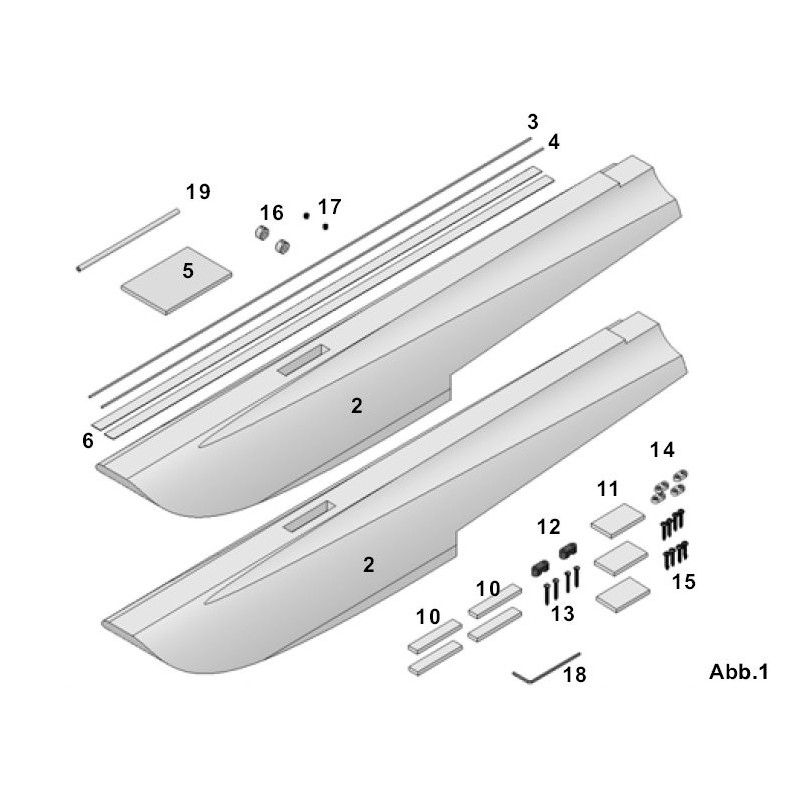 Flotteurs Minimag/Gemini/Funlan Multiplex