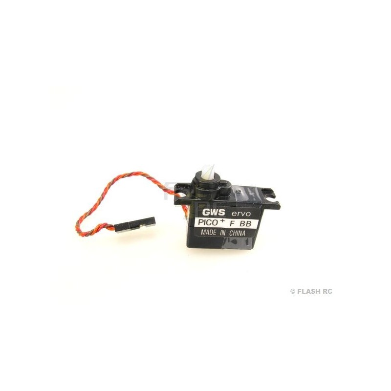 Servo pico GWS PICO+F BB - Empuñadura JR (6,2g, 1,05kg.cm, 0,16s/60°)