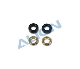 H50022 - Black rubber damper 85° - TREX 500 Align