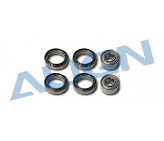 H50099 - Bearing 4X9X4 / 8X12X2.5ZZ 2/4Pc - TREX 500 Align