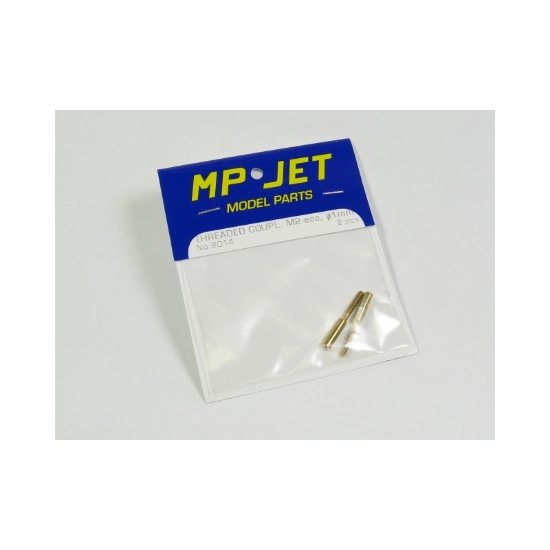 Embout de chape M2, trou Ø1mm 2pcs Mp Jet