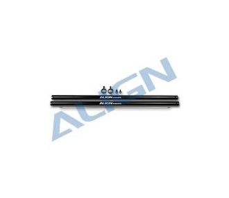 H25030 - Black tail pipe (2 pcs) - TREX 250 Align