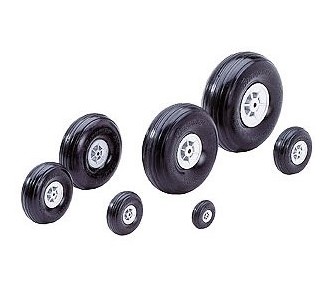 Pair of ultra light air wheels 75mm