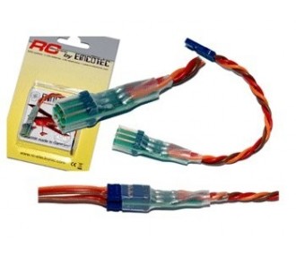 Cordon Y - Servo V cable 10cm JR Emcotec