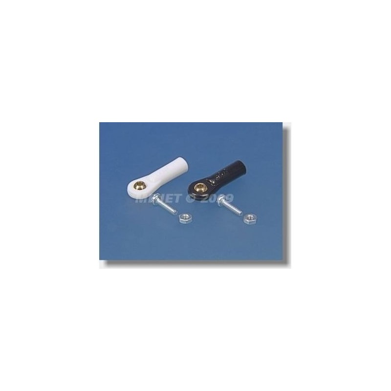 2401 - Snodo sferico Clevis M2 forato 1,6mm + bulloni (6pz) - Mp Jet