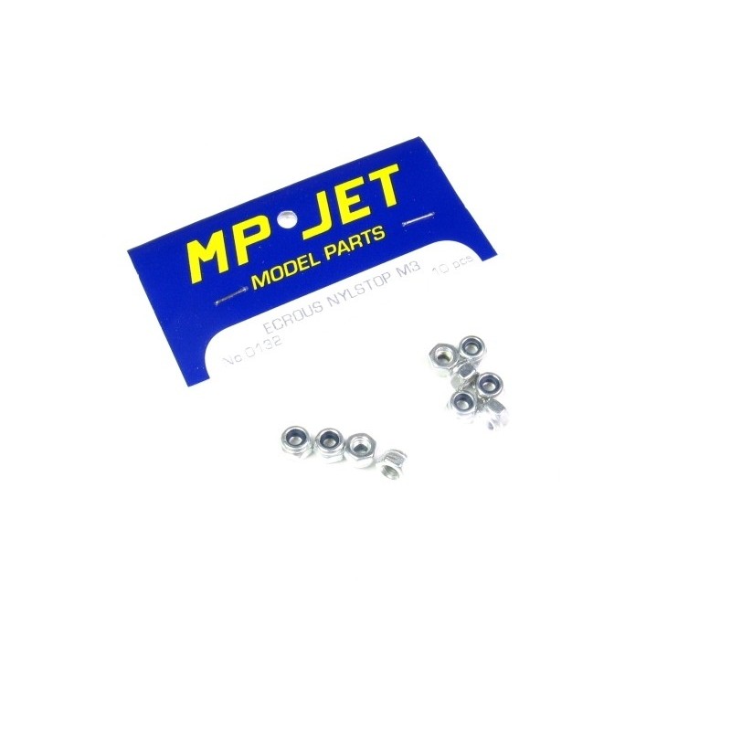 Metal nut NYLSTOP M4 10pcs