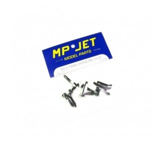 VITE 6 GAMBE QUADRATE M3x30 mm 10 pz.