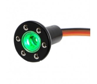 Interrupteur magnétique lumineux Emcotec pour SPS (LED verte)