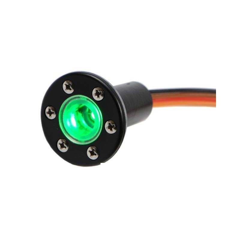 Interrupteur magnétique lumineux Emcotec pour SPS (LED verte)