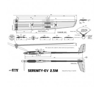 Serenity-E circa 2,5m classe F3F Art Hobby